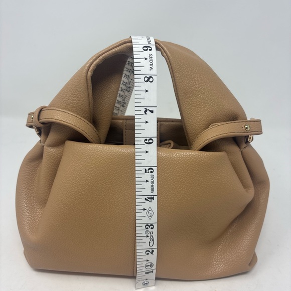 Polène Numéro Neuf Mini Bag Textured Beige Leather Purse - Picture 12 of 14